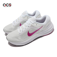 Nike 慢跑鞋 Air Zoom Structure 24 女鞋 男鞋 白 桃紅 健走 路跑 運動鞋 DA8570-103