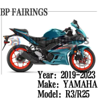 For Yamaha YZF R3 Fairings Kit Fit YZF R25 2019 2020 2021 Bodywork Fairing R3 2019 2020 2021 2022 2023 set Green