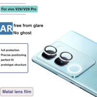 Alloy Metal Ring Lens Tempered Glass Case For Vivo V29 Pro Rear Camera Protector Cover On Vovi V29Pro V 29 VivoV29 VivoV29Pro 5G