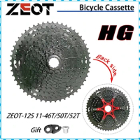 ZEOT Mountain Bike 12 Speed Velocidade 11-46T/50T/52T 12v Freewheel Mountain Bike Bicycle Parts MTB Sprocket for SHIMANO SRAM