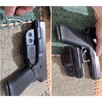 1.5" Belt Clip IWB Holster for all Glock9mm Models Right Compatible with Glock 19 Gen 1-5 G26/G19x/G17/G45/G34) G22 gen 1-4