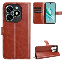 Sarung kulit PU untuk Tecno Spark Go 2024 BG6 Sarung, pemegang pendirian, Tecno Spark Go2024, sarung