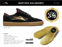 Sepatu Skateboard Skate Shoes Slim Lakai Cambridge Pro Bastien Salabanzi USA brand