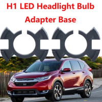 2X Bulb Adapter For Honda Accord Civic CR-V Odyssey H1 Car LED Headlight Base Retainer Headlamp Socket Holder Plastic Clip