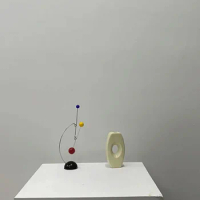 Desk Mobiles Calder Desk Balance Device Dynamic Sculpture Decoration Ins Niche Art Decoration-1