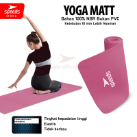SPEEDS Matras Yoga Mat NBR 10mm gym Karpet Spons bonus tas 027-8