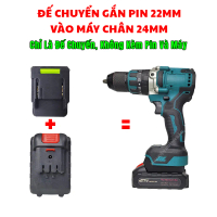 Ngàm Đế Chuyển Pin 24mm Sang Chân Makita 4Cm