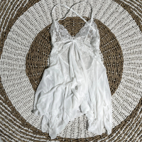 [ Happy Girl Shop ] Lingerie Baju Dinas Malam Transparan Semi Menerawang Gaun Nightdress Addict Goda
