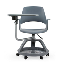 培訓椅帶加大寫字板桌板會議椅智慧教室塑料折疊椅一體桌椅教學椅 全館免運