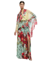ชุด Maxi เดรสผู้หญิง Malinda with Slit หลากสี