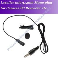 MICWL IP3 Pro Lavalier Lapel Clip On Microphone for Portable speaker PC Wireless Mic System etc. 3.5mm 1/8" Mono Connector