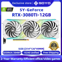 SOYO new Graphics Card RTX 2060 2060 super 3060 3070Ti 3080Ti GDDR6/GDDR6X 8G 12G Cards Gaming Video Card NVIDIA Computer GPU