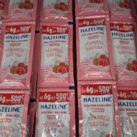 SỮA TẮM TRẮNG YẾN MẠCH DÂU TÂY_ HAZELINE