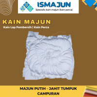 (1 PCS) KAIN MAJUN JAHIT (TUMPUK PUTIH)