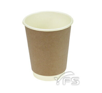 PA-FH12雙層咖啡杯(12oz)(90口徑) (咖啡/拿鐵/熱飲杯)【裕發興包裝】YC122/YC0225