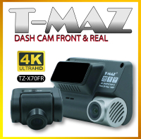T-MAZ TZ-X70FR 4K DASH CAM REAR CAM DUAL VISION