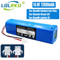Original 12800mAh Li-ion Battery For Lydsto R1,Roidmi Eve Plus ,Proscenic M7 MAX, M7 Pro,M8 Pro,U6, Lenovo LR1 Vacuum Cleaner