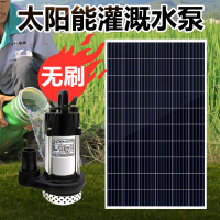 【免運】可開發票 抽水機 太陽能抽水泵戶外農用灌溉24v直流潛水泵無刷高揚程48v電瓶抽水機