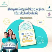 Kids Cushion Sun Protect | Bedak Cushion Anak UV Protection SPF Natural Maskit