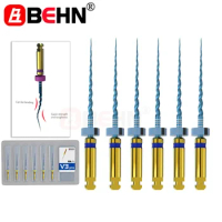 6pcs/Box BEHN F3 Dental Endo Blue Root Canal Rotary File Thermal Activation NiTi Files Engine Use 0930# 31mm/25mm Taper 04/06