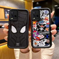 เคสโทรศัพท์, สำหรับ Vivo Y21, Y33S, Y21T, Y33T, Y21S, T1X, ลายการ์ตูนสไปเดอร์แมน ONE PIECE, เด็กผู้ช