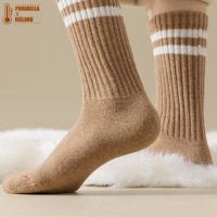 【Porabella】任選三雙 襪子 襪 羊毛襪 保暖襪 冬天襪子 加絨加厚 男女中筒襪 女襪 SOCKS