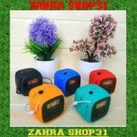 MAKASSAR (BISA CETAK NAMA & HAMPERS) SPEAKER AL QURAN RHIMOA V600BT 16GB FULL KONTEN 30 JUZ CERAMAH 