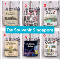 Tas oleh oleh singapura tas kanvas souvenir singapore