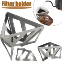 Stainless Steel Coffee Drip Rack Collapsible Pour-Over Coffee Dripper Portable &amp; Reusable for Outdoor Camping посуда