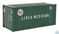 Mini 現貨 SceneMaster 949-8008 HO規 20呎 Linea Mexicana 貨櫃 深綠