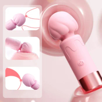 MiNi Masturbation AV Stick Female Nipple Clitoral Stimulation Vibration Vibrator Vibrator Automatically Heated Vibrator Sex Toys