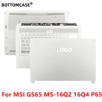 BOTTOMCAS New For MSI P65 WS65 GS65 MS-16Q5 Notebook LCD Back Cover/Front Bezel/Palmrest/Bottom Case Computer Case White