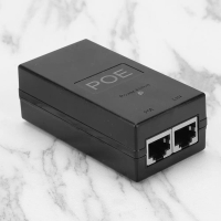 24V 0.5A 24W เดสก์ท็อป POE Power Injector Ethernet Adapter น้ำหนักเบา Simple Power Supply การเฝ้าระว