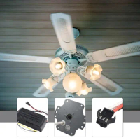 Ceiling Fan Lamp Remote Controller Receiver 18-70W Fan Lamp Controller 40-60W X 2/40-72W X 2/60-80W X 2 For Various Fan Lights