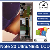 Super Amoled LCD For Samsung Galaxy Note 20 Ultra LCD Display N985 N986 Touch Screen Digitizer Note20 Ultra 5G N985F N986B LCD