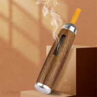 Portable Driving Smoking Ashtray Universal Cigarette Filter Mini Car Ashtray Wooden Cigarette Holder Anti-dirty Smoking Tools