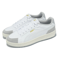 【PUMA】休閒鞋 Court Classico Sport 男鞋 白 灰 復古 皮革 小白鞋(400731-02)