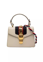 Gucci 二手 Gucci 迷你小牛皮 Sylvie 手提包