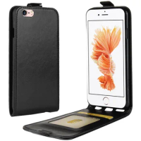 For IPhone 6S Case Flip Leather Case For IPhone 6S Vertical Cover For IPhone 6S With Card Holder For Apple iPhone 6
