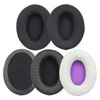 1Pair Leather Earmuff Ear Cover Earcups Replacement Earpads Cushion for HyperX Cloud Mix Flight Alpha S Headphone Accessory