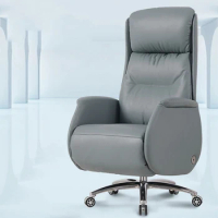 Ergonomic Leather Office Chair Swivel Modern Design Conference Chair Revolving Retro Luxury Bureau Meuble Office Furniture
