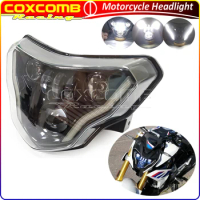 Motorcycle Headlamp Assembly For BMW G310GS G310R 2016-2021 Angel Eyes LED Daytime Running Light HI/LO Beam Front Headlight