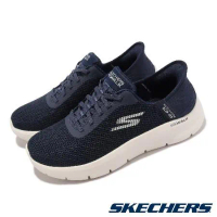 Skechers 休閒鞋 Go Walk Flex-Grand Entrance 寬楦 女鞋 深藍 套入式 瞬穿科技 124975WNVW