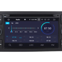 7" Android 10.0 OS Car DVD Multimedia GPS Radio System Player for Ford Focus 2005-2007 &amp; C-Max 2007-2009 &amp; Fiesta 2005-2008