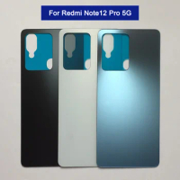 For Xiaomi Redmi Note12 Pro 5G Note 12 Back Battery Cover Back Housing 3D Glass Cover Case For Redmi Note12 Pro 5G Rear Door Bac