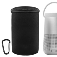 Geekria Travel Protective Fits for Bose SoundLink Revolve+ Speaker, Portable Waterproof Wireless Bluetooth Speaker Case