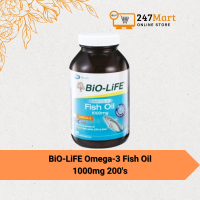 BIO-LIFE Omega-3 Fish Oil 1000mg 200's