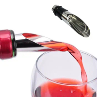 Liquor Spirit Pourer for Wine Bottle, Stainless Steel Cap, Pour Spout Stopper, Barware, Flow Wine Bottle