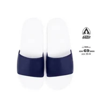 Aerostreet 39-44 Axel Putih Navy - Sandal Selop Pria Wanita BABAA 42