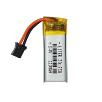 JST PH 2.0mm 3.7V 110mAh 301230 Lithium Polymer Li-Po For nice nano" or wireless keyboard